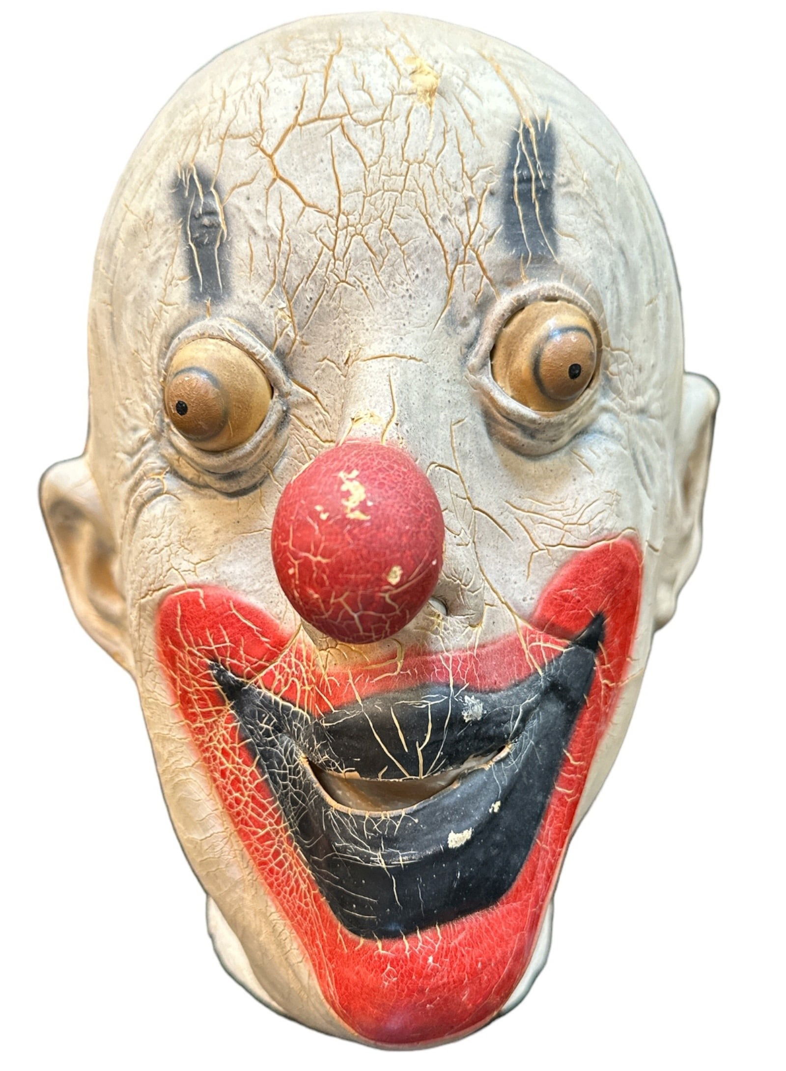 Vintage Halloween Clown Mask, circa 1940s (1 of 4)