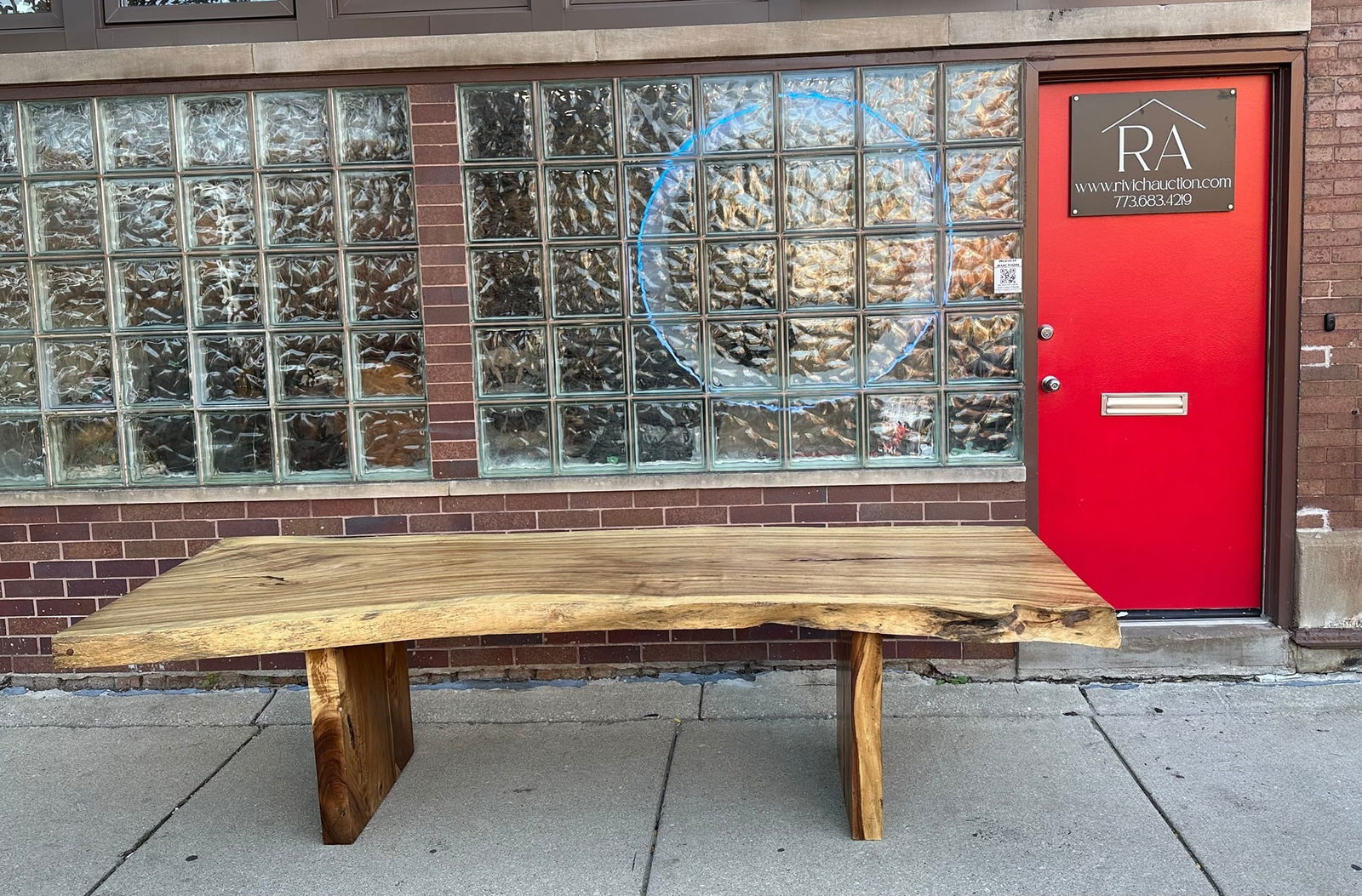 Style of NAKASHIMA 12 Feet Live Edge Dining Table (1 of 9)