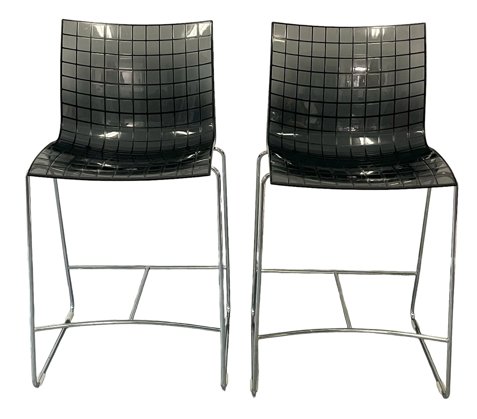 Mid Century MARCO MARAN For KNOLL X3 Design Barstools, Pair (1 of 7)