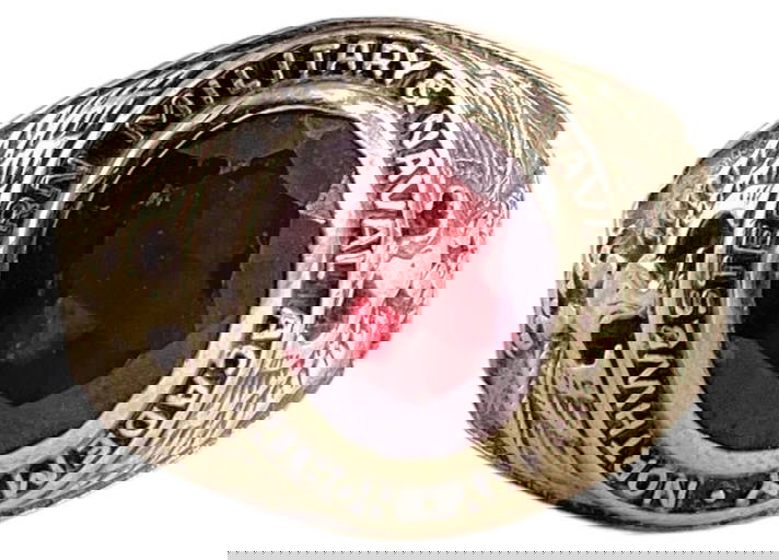 Naval Academy Vmi Class Ring For Sale 14K Stunning West Point 2018 - Main Image