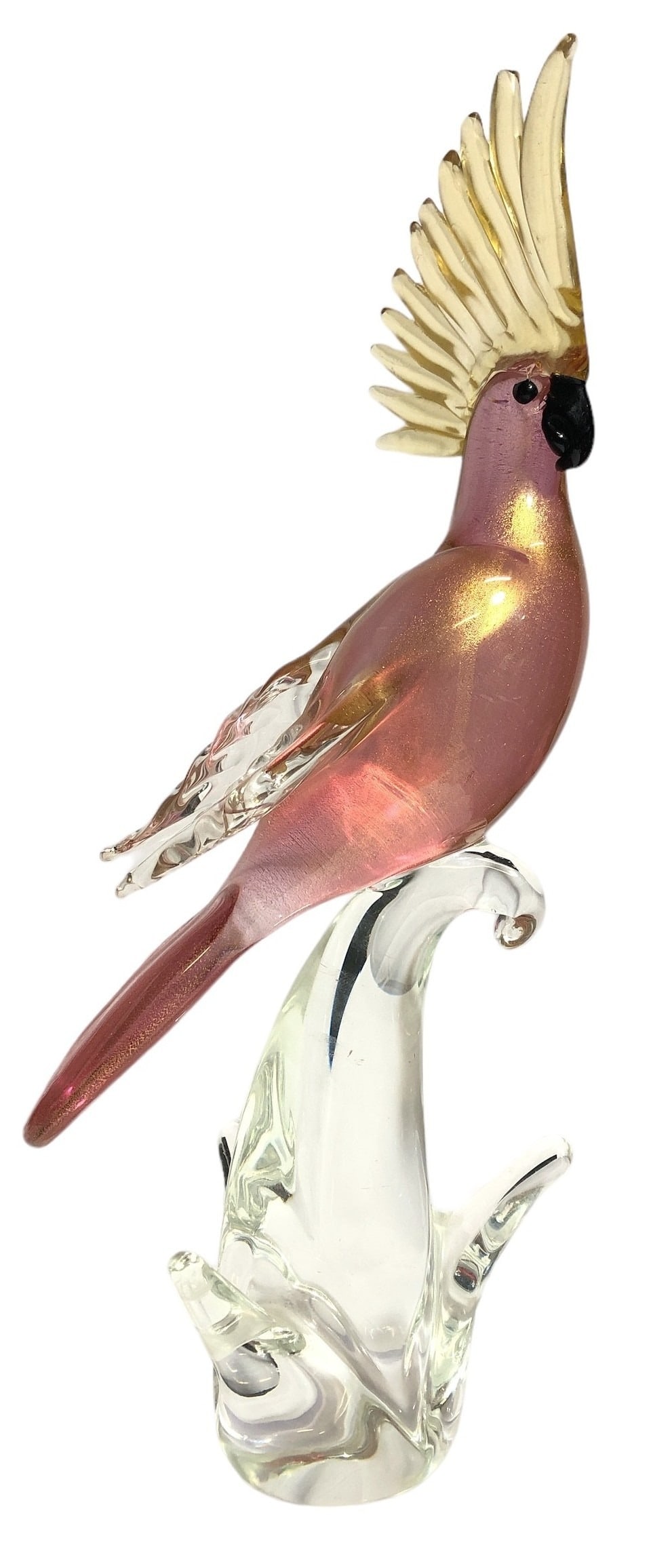 Gorgeous MURANO Venetian Glass Bird Statue (1 of 3)