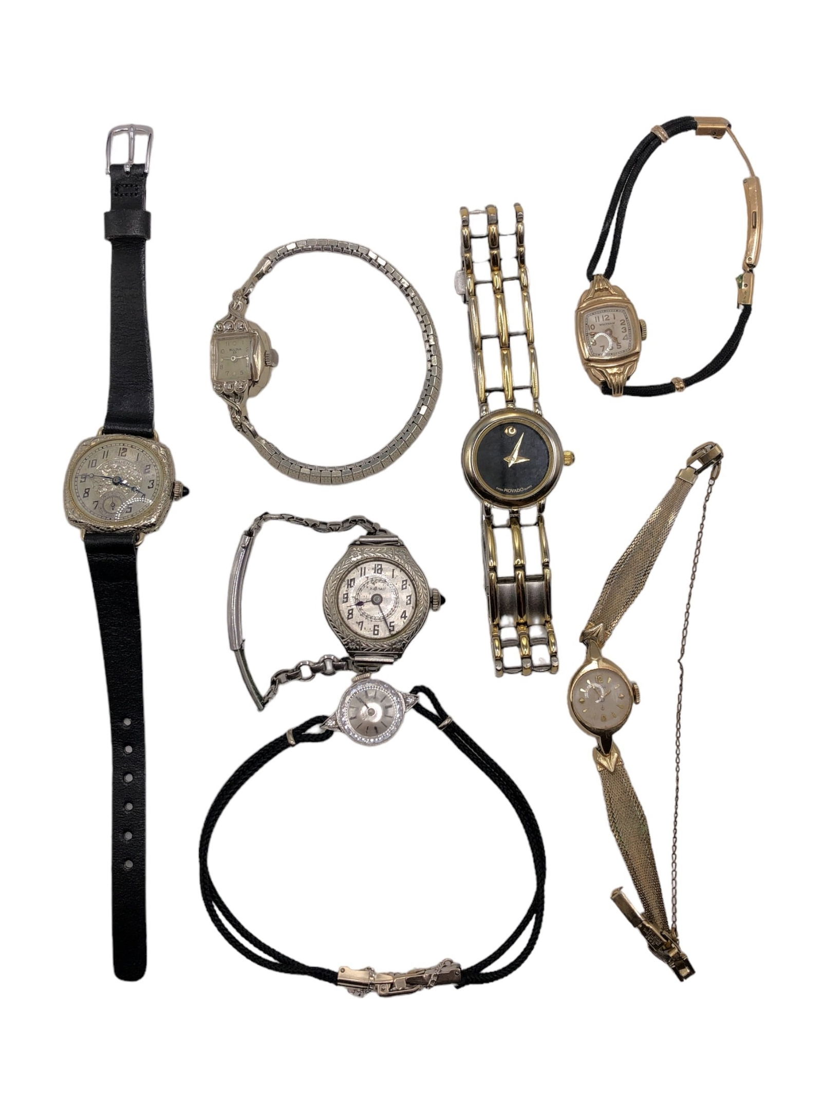 Collection Women's Art Deco and Contemporary Watches, Some 14K Gold & Diamond and Some 10K Gold (1 of 7)