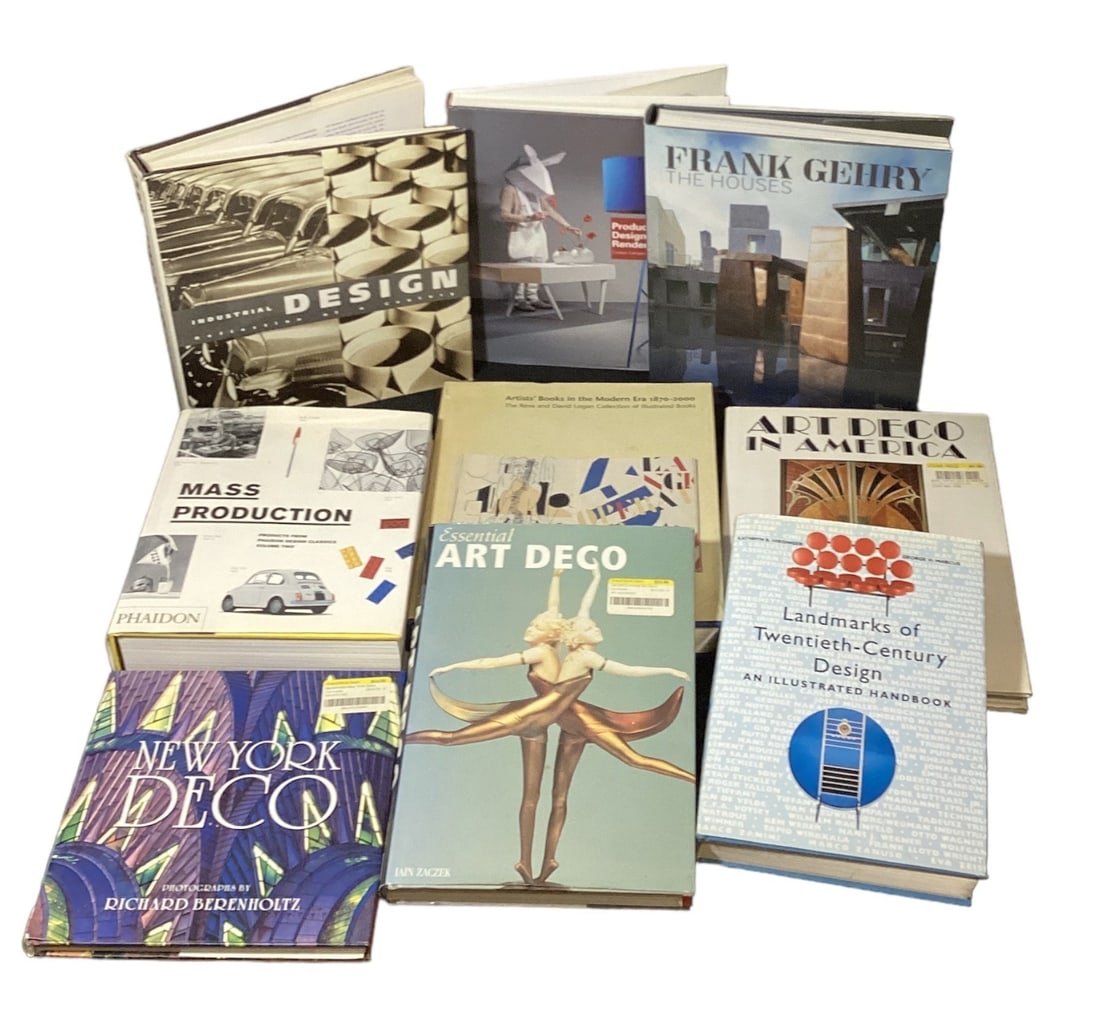 Nine Art Deco and Industrial Product Design Coffee Table Books (1 of 3)