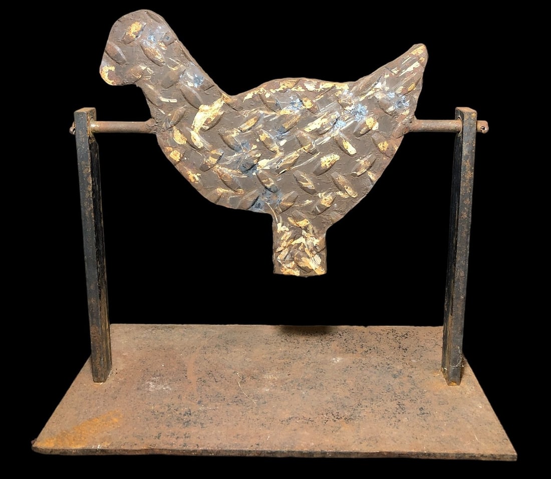 Old Primitive Iron Turkey Target Shooting Gallery (1 of 4)