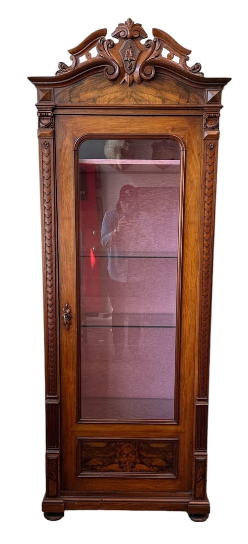 19th C French Armoire with Silk Lining (1 of 5)