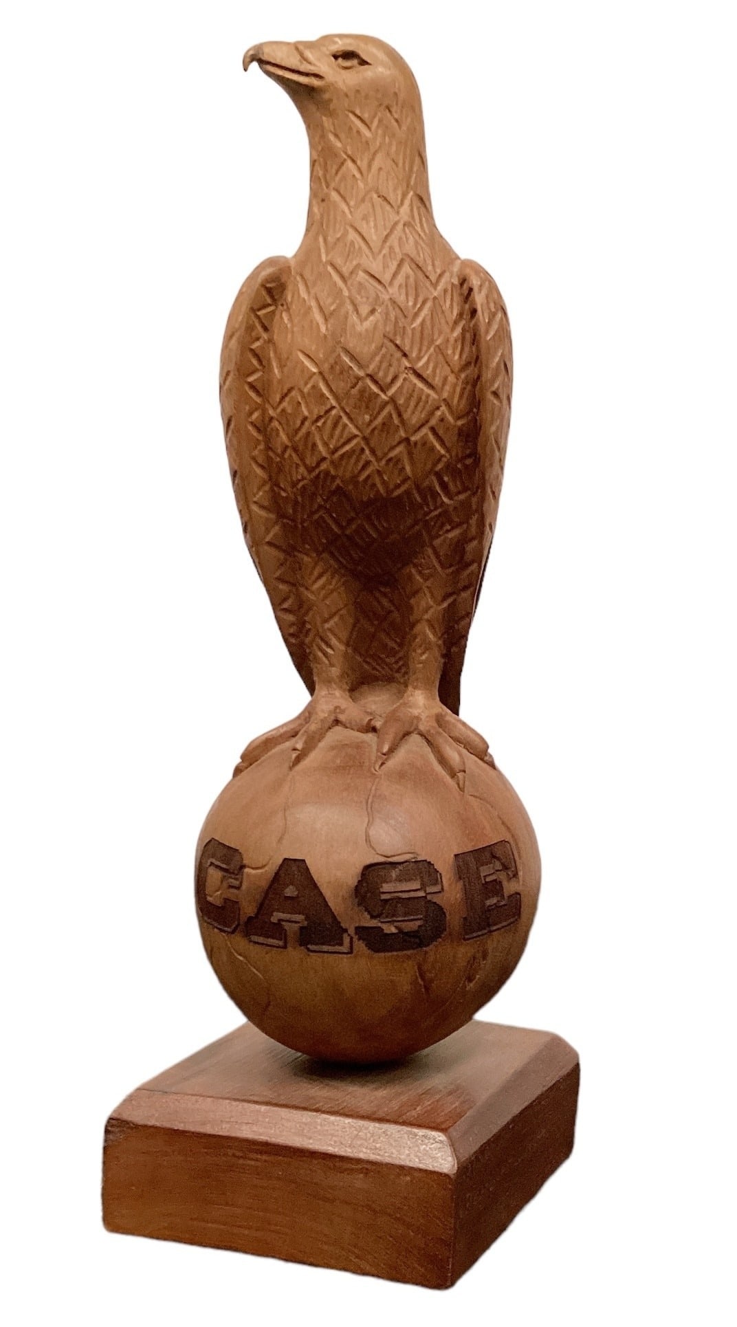 Carved Wood CASE Eagle Advertisement Statue (1 of 3)