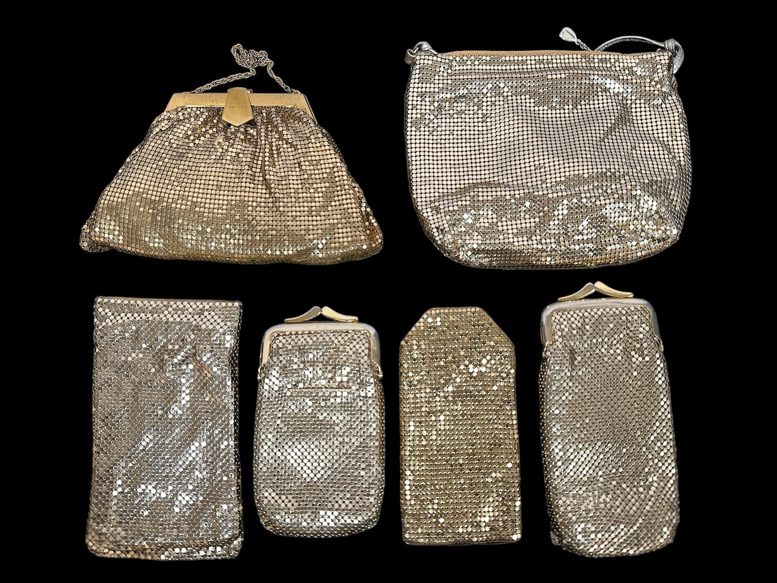 WHITING & DAVIS Gold Mesh Purse Collection (1 of 7)
