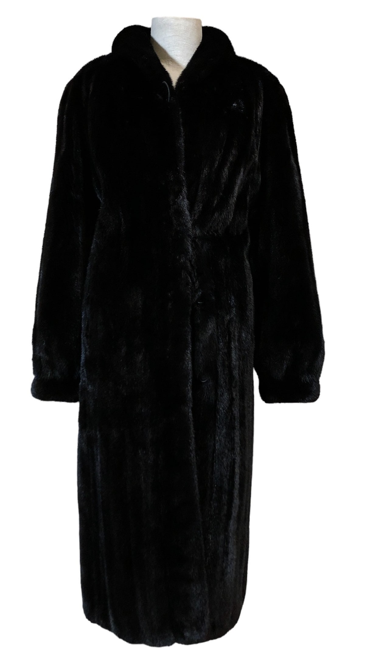 Full Length Black Mink Coat Canadian Auction