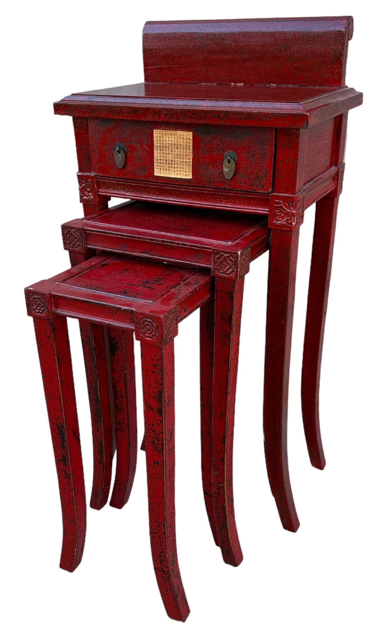 Vintage Chinese Lacquer Nesting Tables (1 of 5)