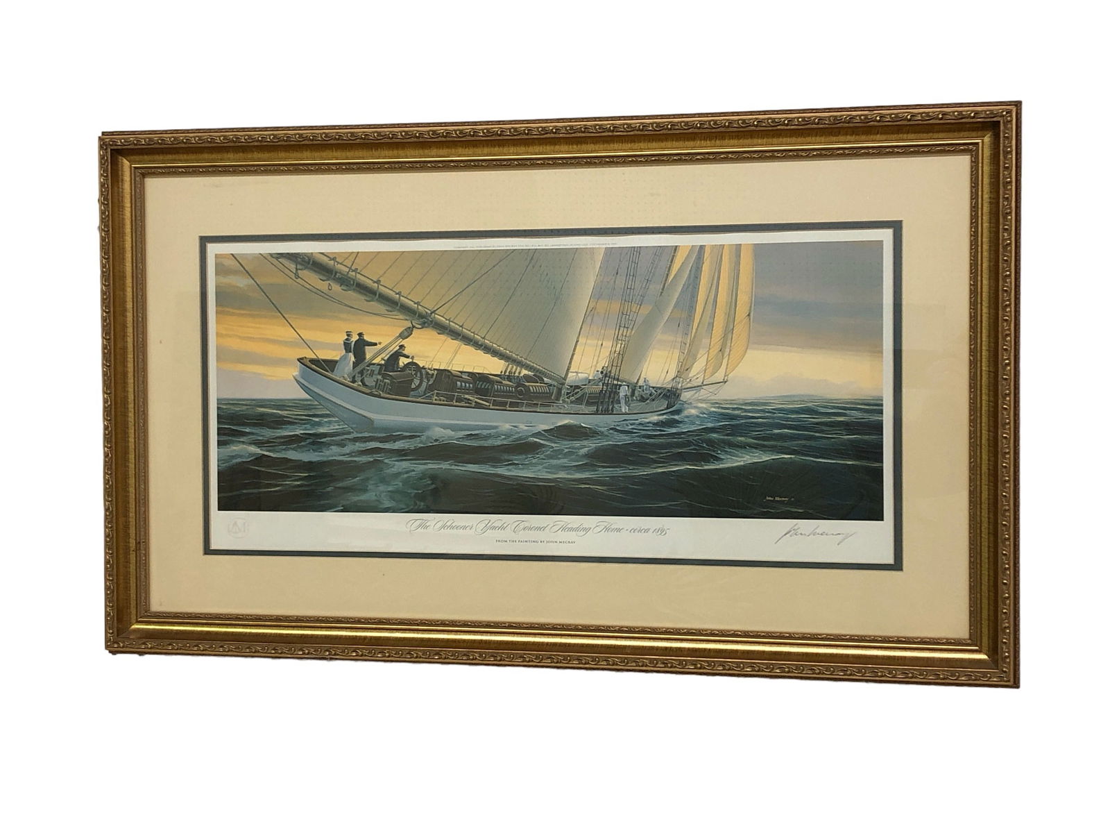 JOHN MECRAY Signed Yacht Print (1 of 6)