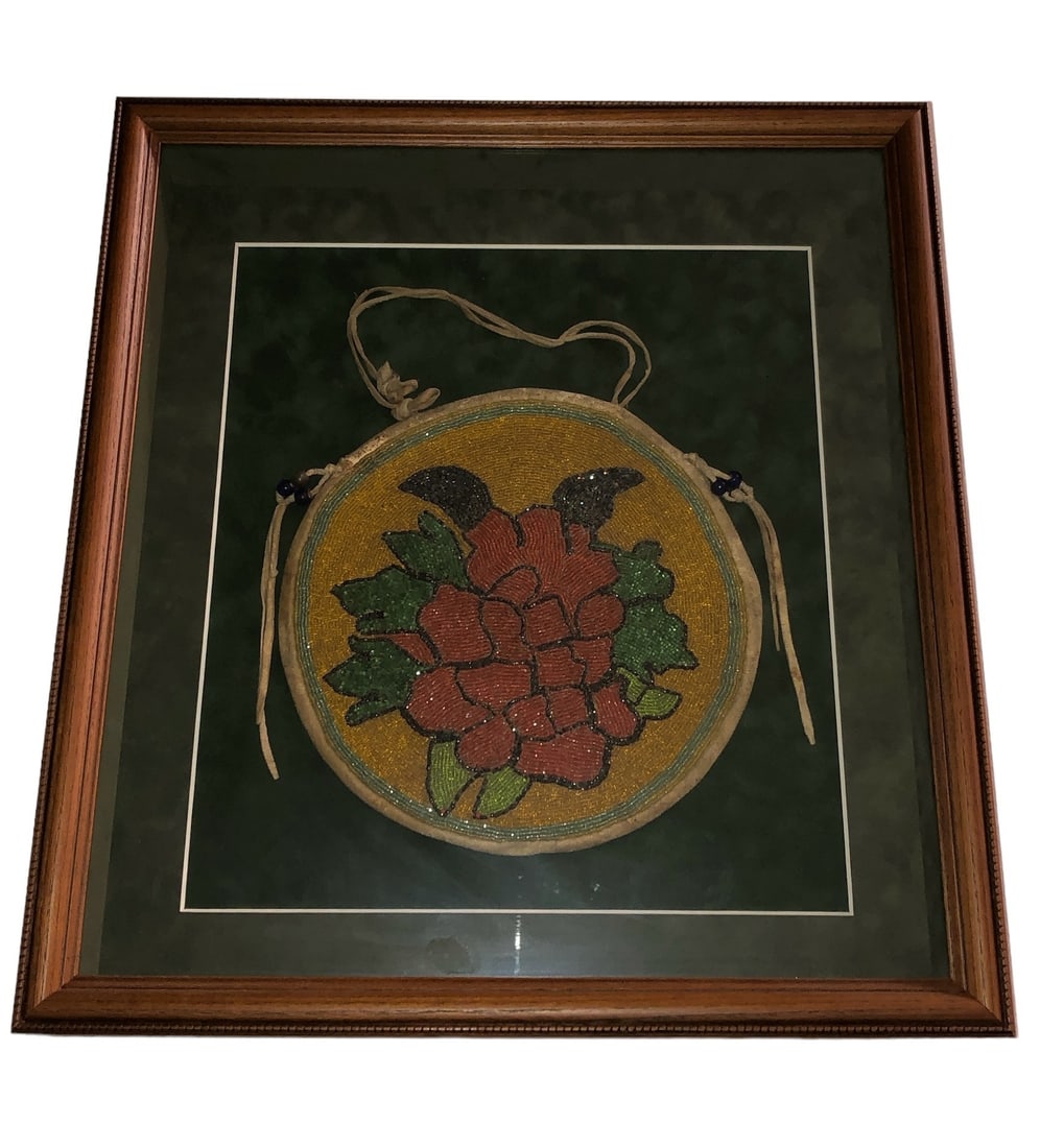 Native American Flathead Beaded Bag (1 of 4)