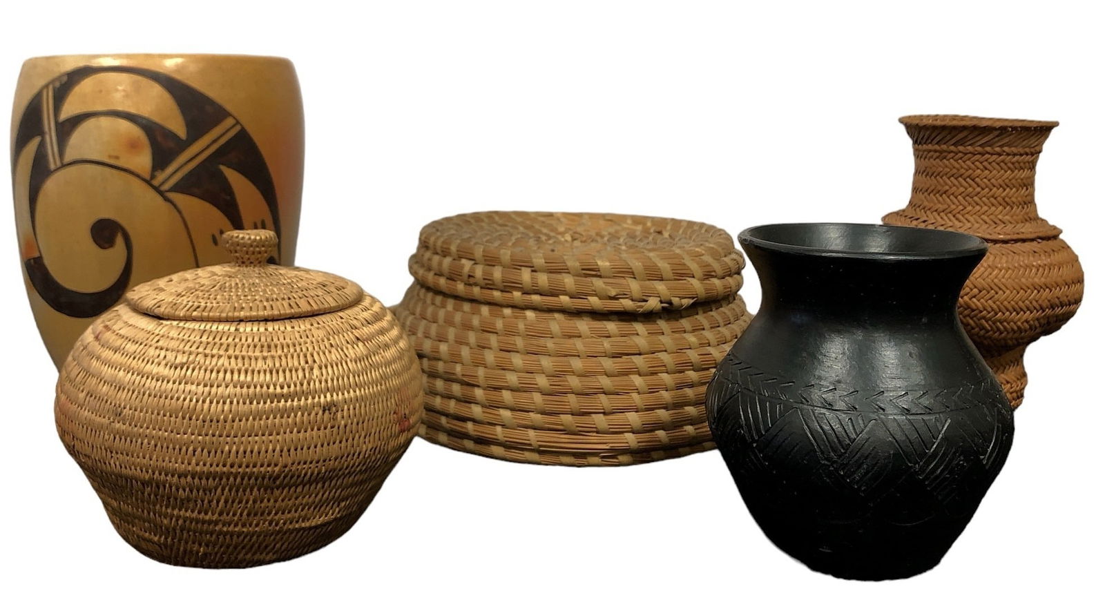 Collection Native American Vases, Baskets (1 of 7)