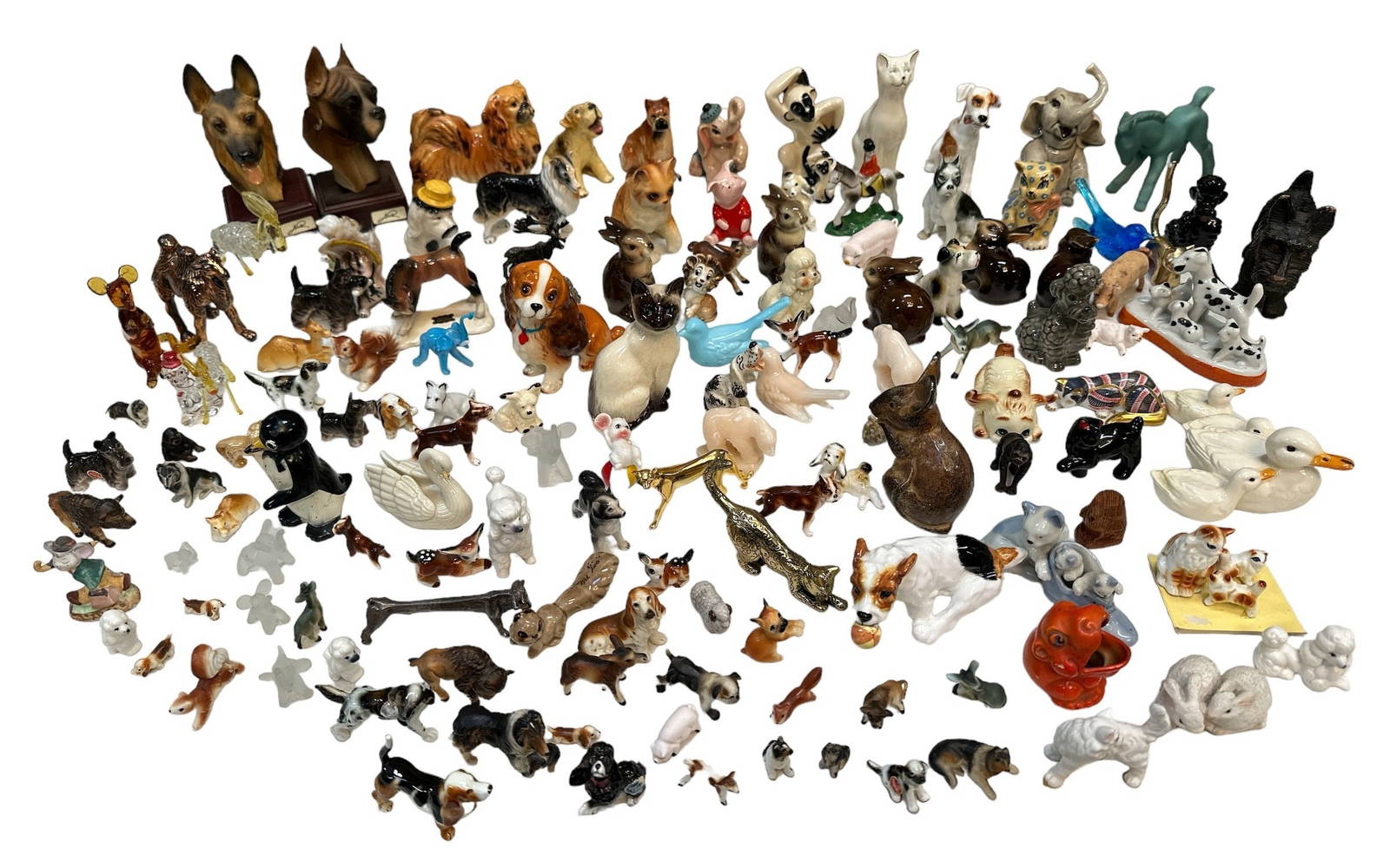 collection-miniature-animal-figurines-royal-doulton-belleek-goebel