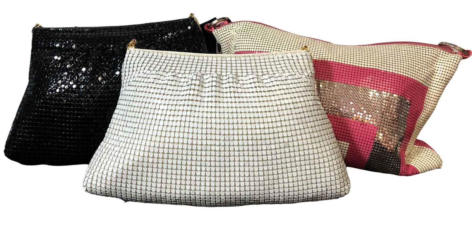 Collection Three Vintage Mesh Shoulder Purse WHITING & DAVIS, GOLDEN CROWN (1 of 5)