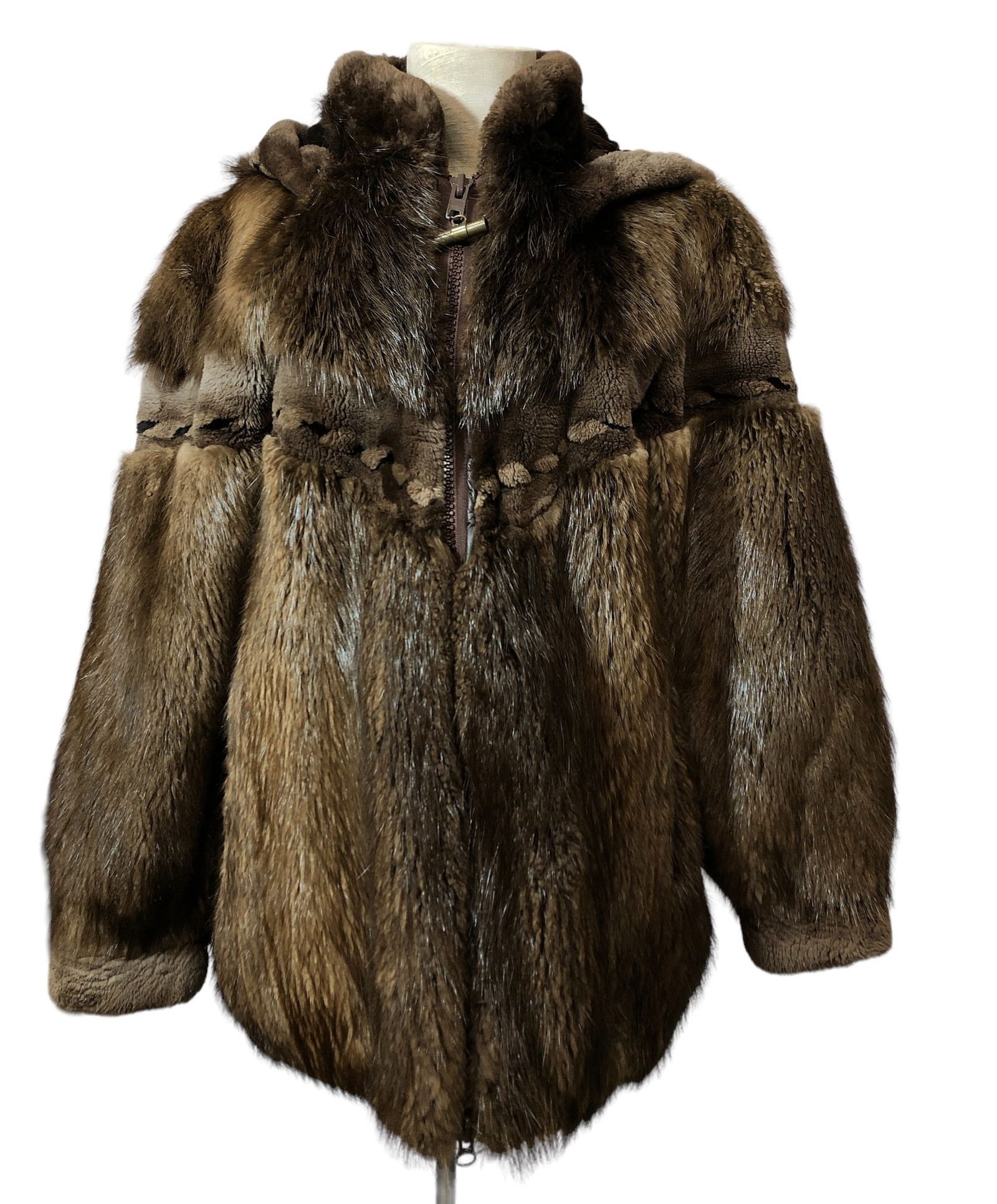 Vintage Canadian Mixed Fur Womens Coat (1 of 7)