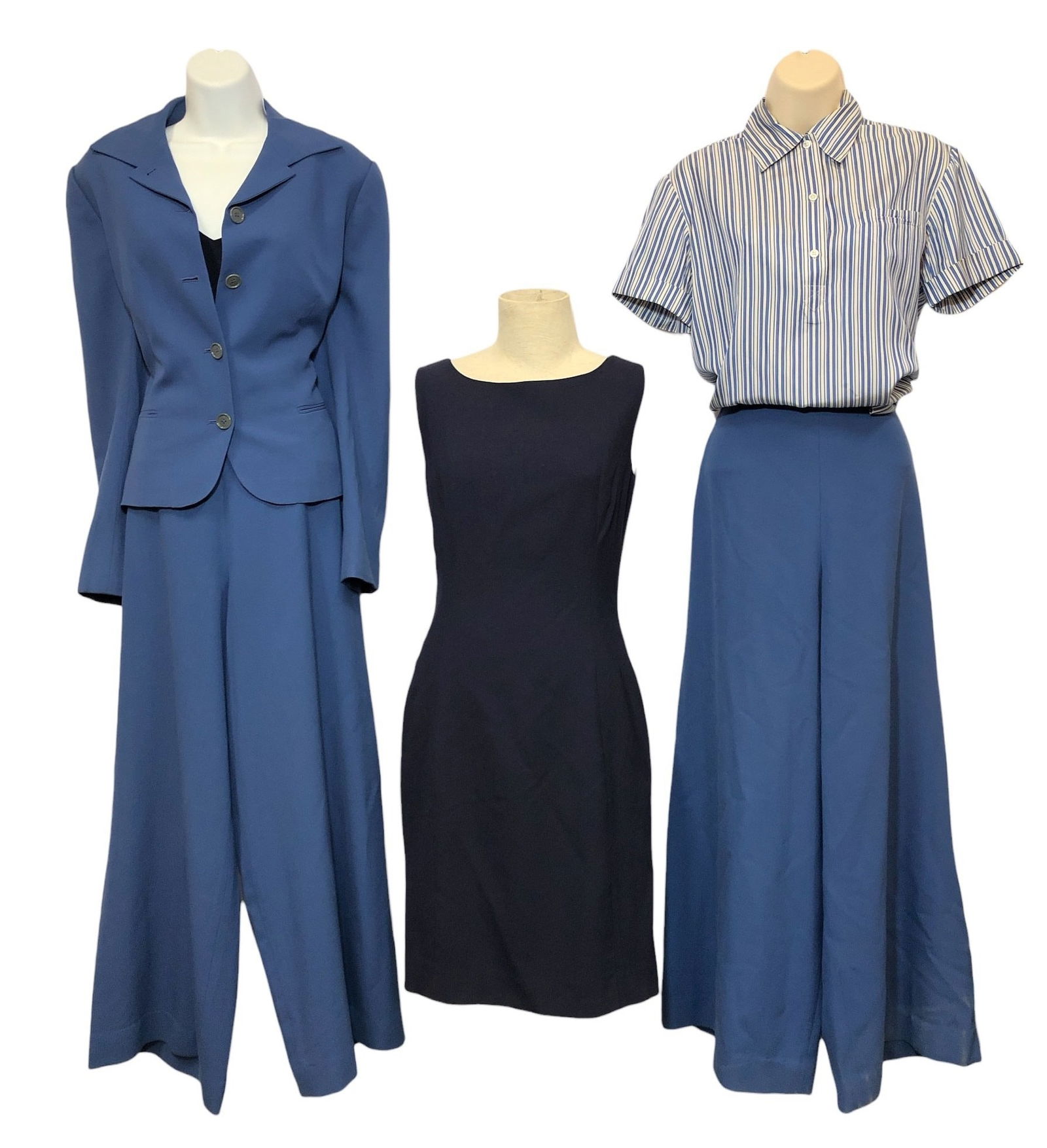 Vintage RALPH LAUREN Purple Label Blue Ladies Business Attire (1 of 14)