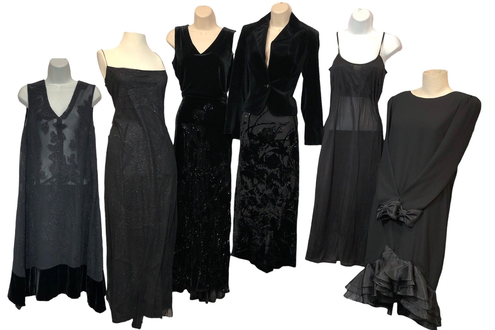 Collection Vintage Womens Velvet, Beaded Dresses, Skirts, Tops (1 of 15)