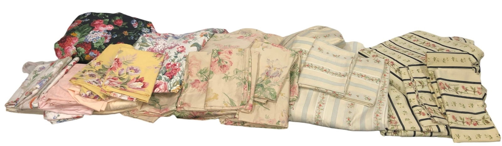 Collection Vintage Floral RALPH LAUREN Fitted King Sheets & Linens (1 of 8)