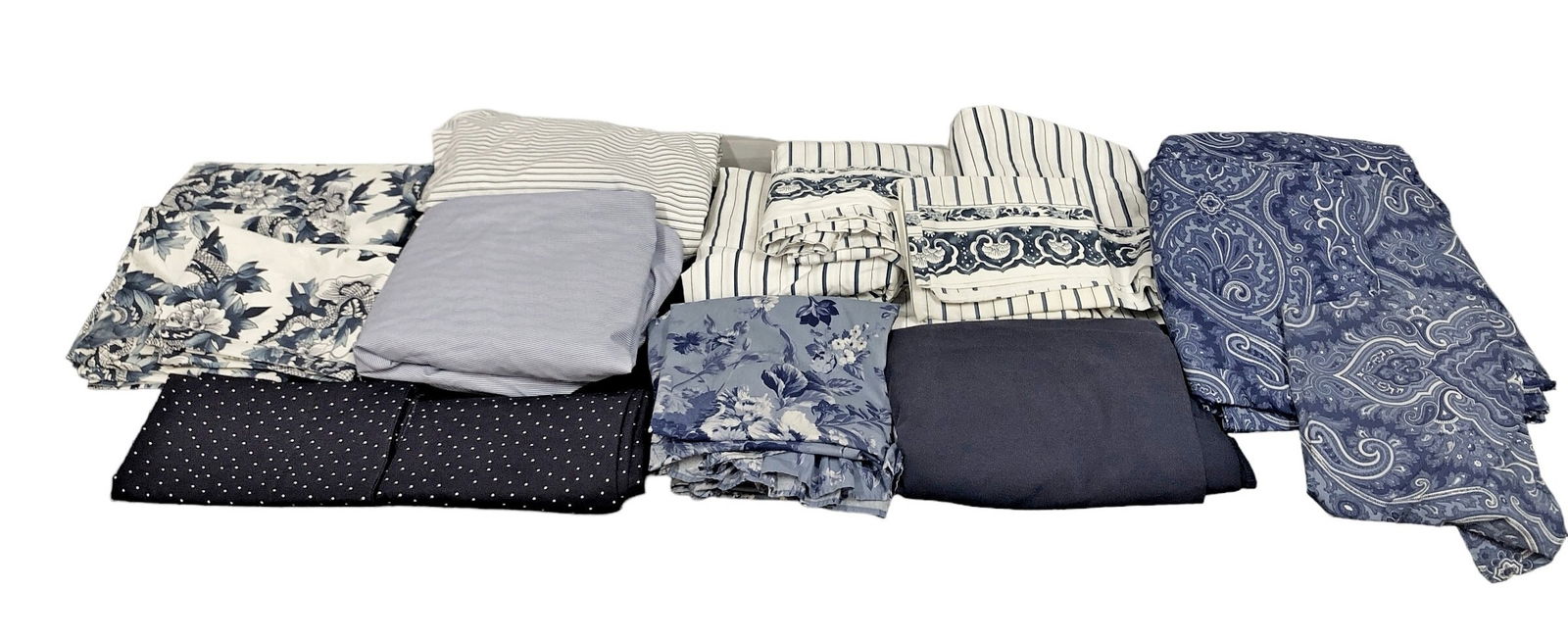 Collection Vintage Blue RALPH LAUREN Fitted and Flat King, Queen Sheets & Linens (1 of 9)