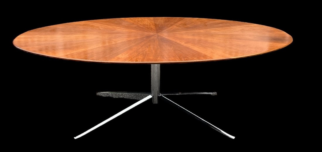 STOW DAVIS Mid Century Sunburst Dining Table (1 of 5)