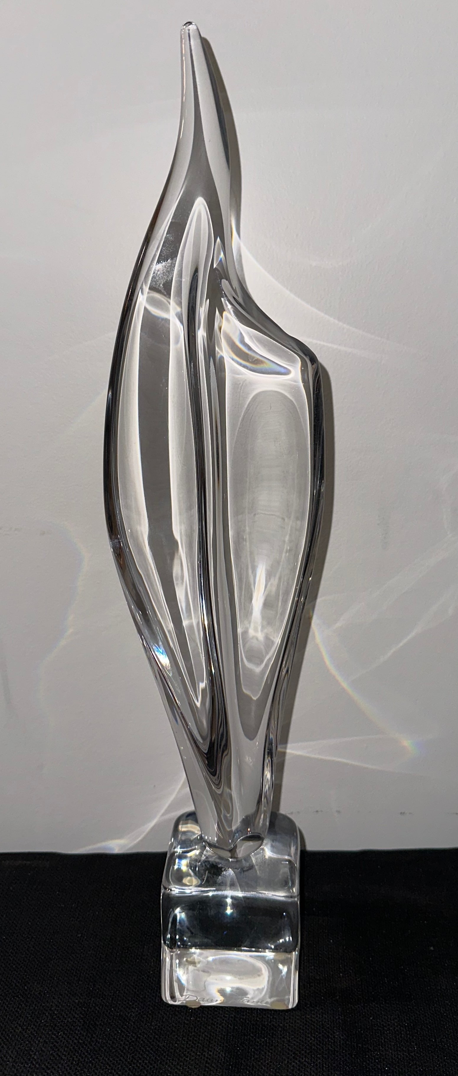 Daum France Crystal Art Glass Sculpture Signed (1 of 6)
