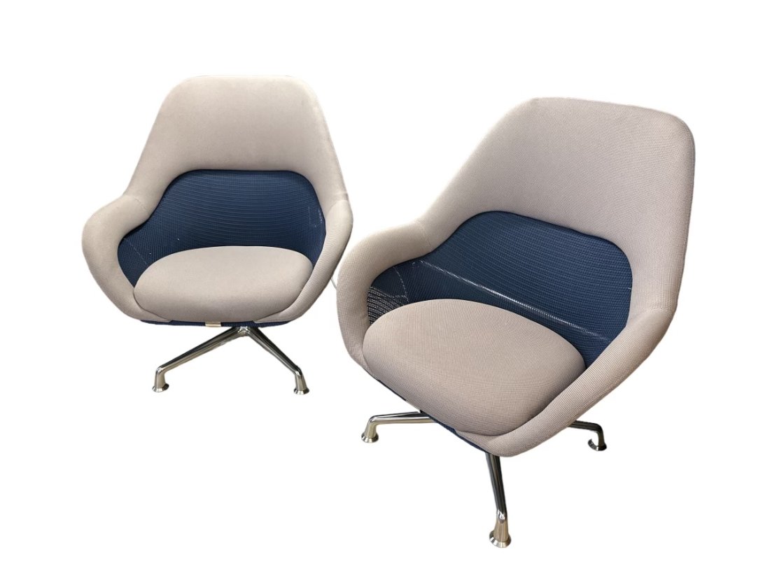Mid Century Lounge Chair, COALESSE for STEELCASE, Pair (1 of 7)