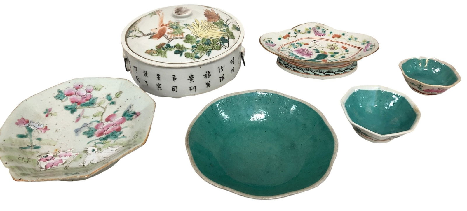 Collection Chinese Export Porcelain Bowls & Serving Dishes (1 of 8)