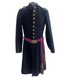 Civil War Union Captain Jacket & Sash of Captain Elijah J. Waddell