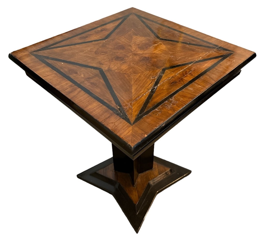 Antique Inlaid Italian? Game Table / Occasional Table (1 of 6)
