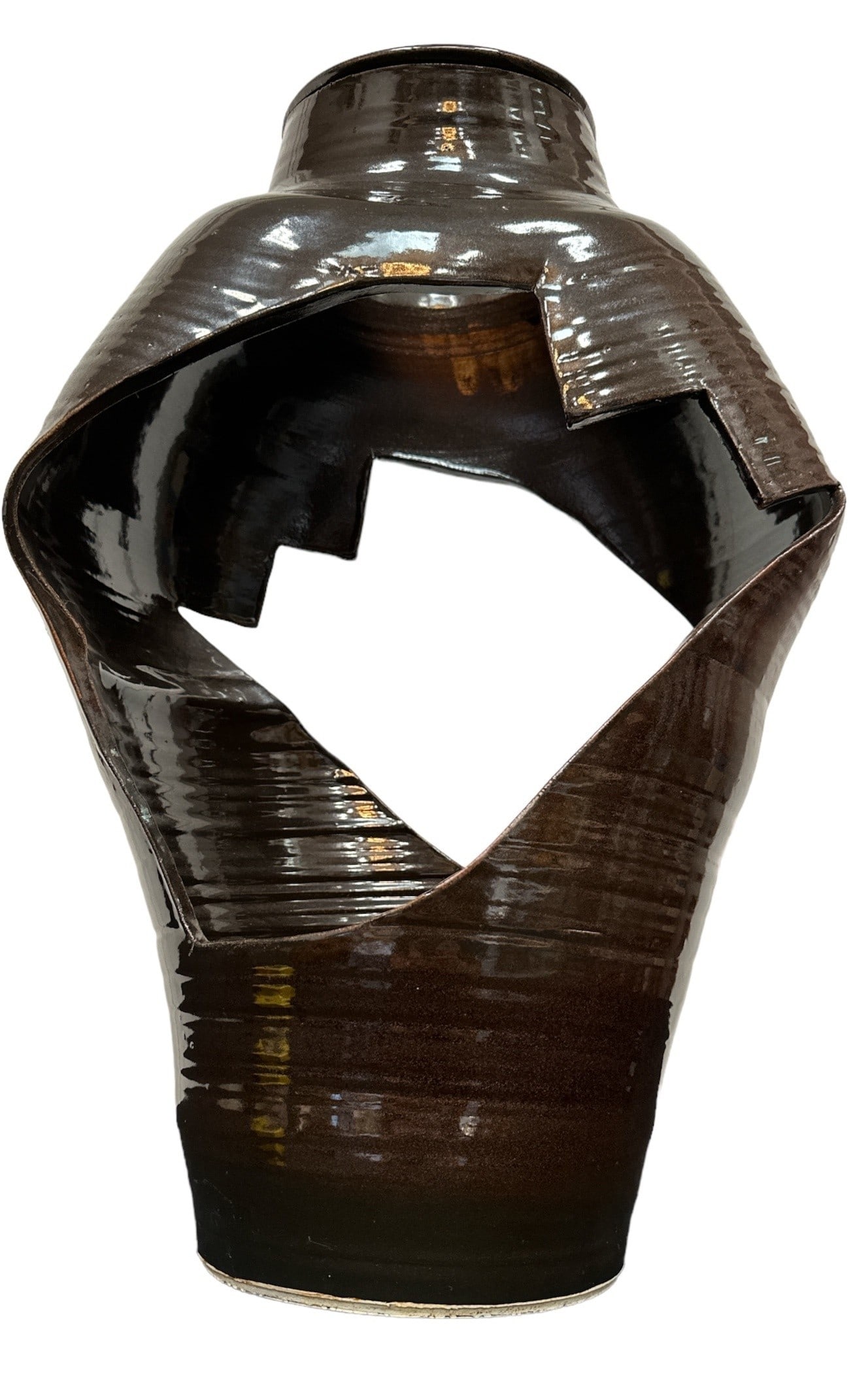 Abstract Post Modern Studio Pottery Vase (1 of 4)