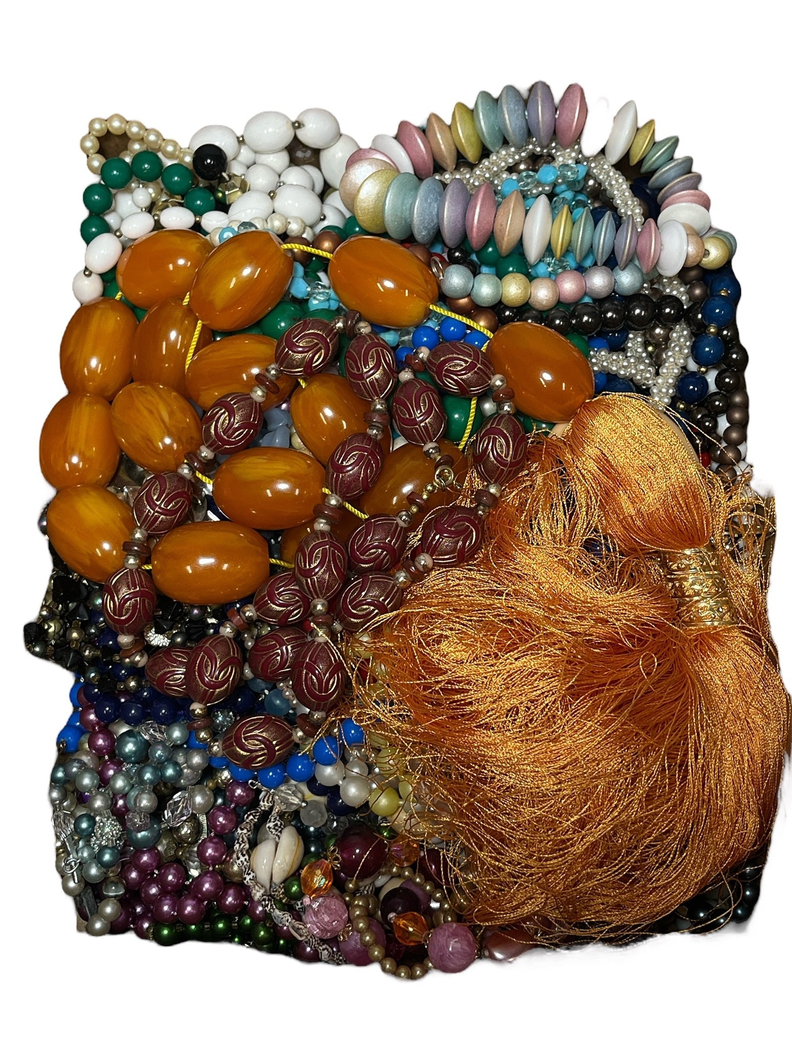 Large Collection Unsorted Beaded Jewelry (1 of 8)