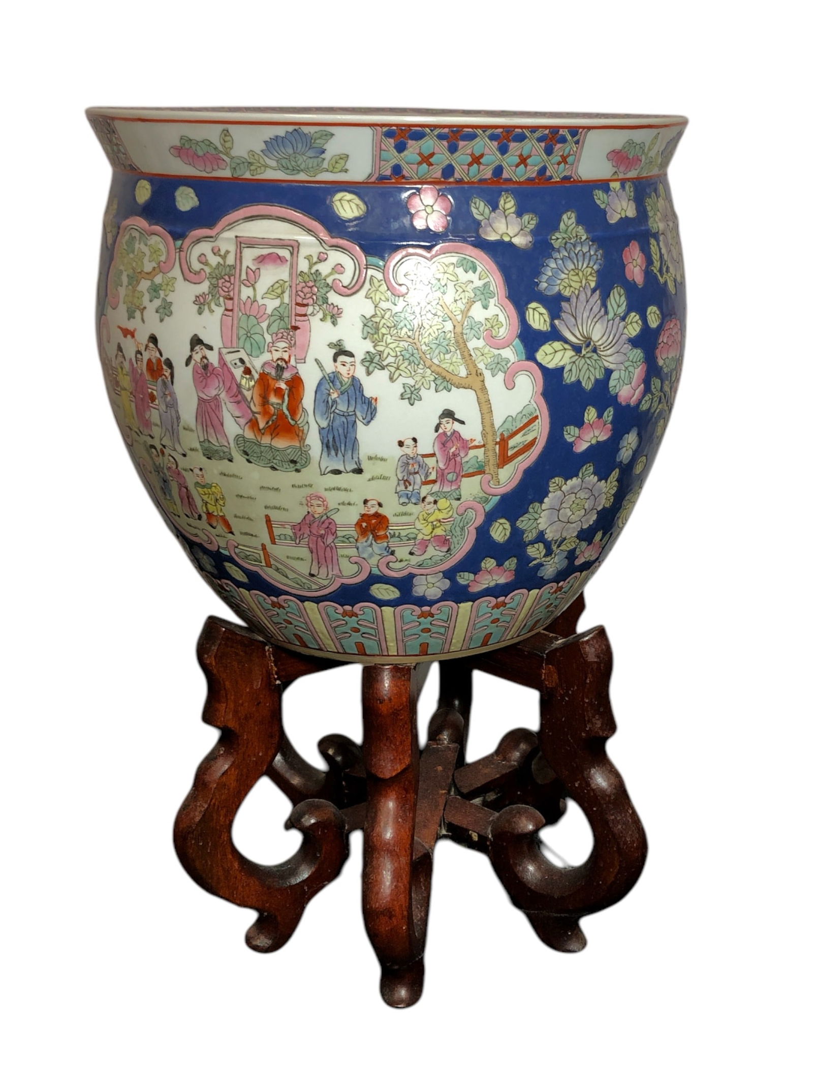 Chinese Koi Fish Planter on Stand (1 of 4)