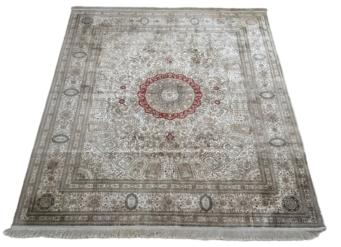 Fine Silk Tabriz Rug (1 of 5)