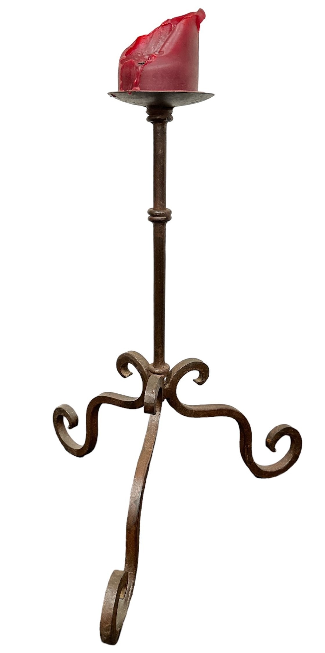 Gothic Style Cast Iron Candle Holder (1 of 2)