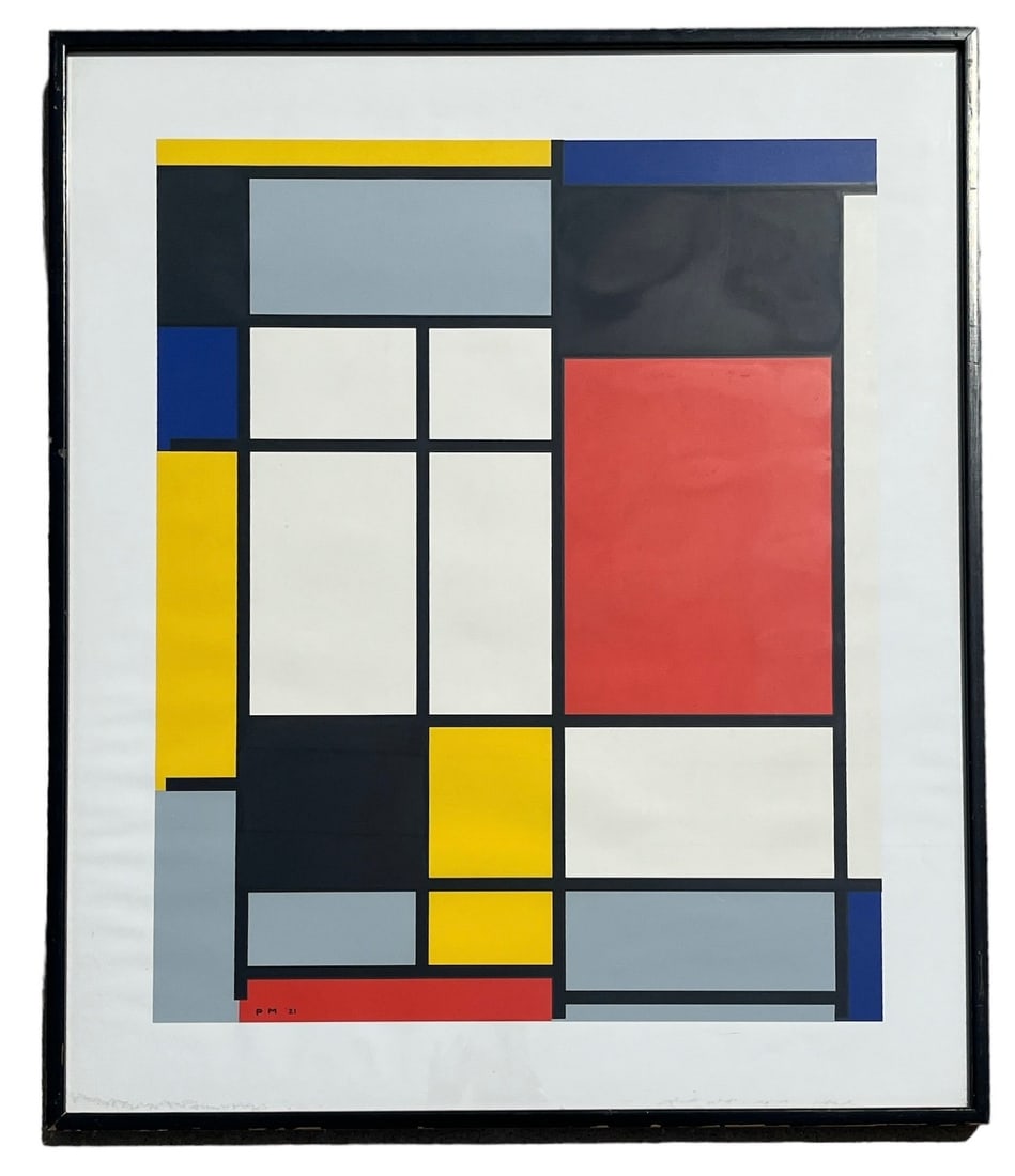 PIET MONDRIAN Pace Gallery New York Exhibition Poster (1 of 4)