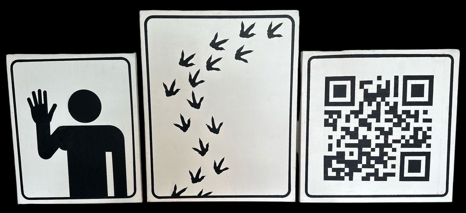 Three ROBERT APPEL Acrylic on Canvas (1 of 7)