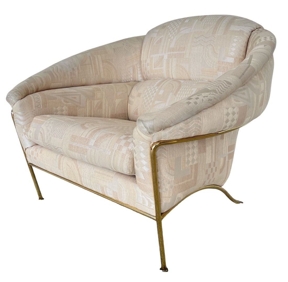 Large Post Modern Arm Chair "Boldido" MILO BAUGHMAN FOR THAYER COGGIN (1 of 6)