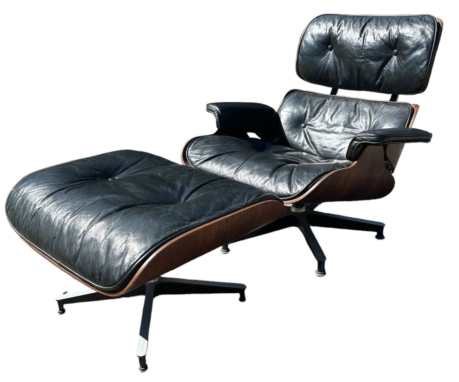 CHARLES and RAY EAMES Lounge Chair & Ottoman, model 670/671 (1 of 13)