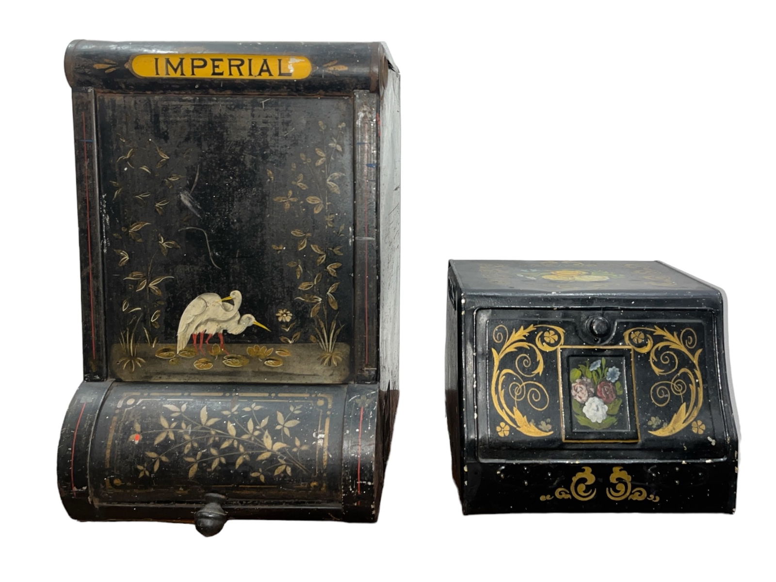 Two Antique Coffee, Tea Tins (1 of 13)