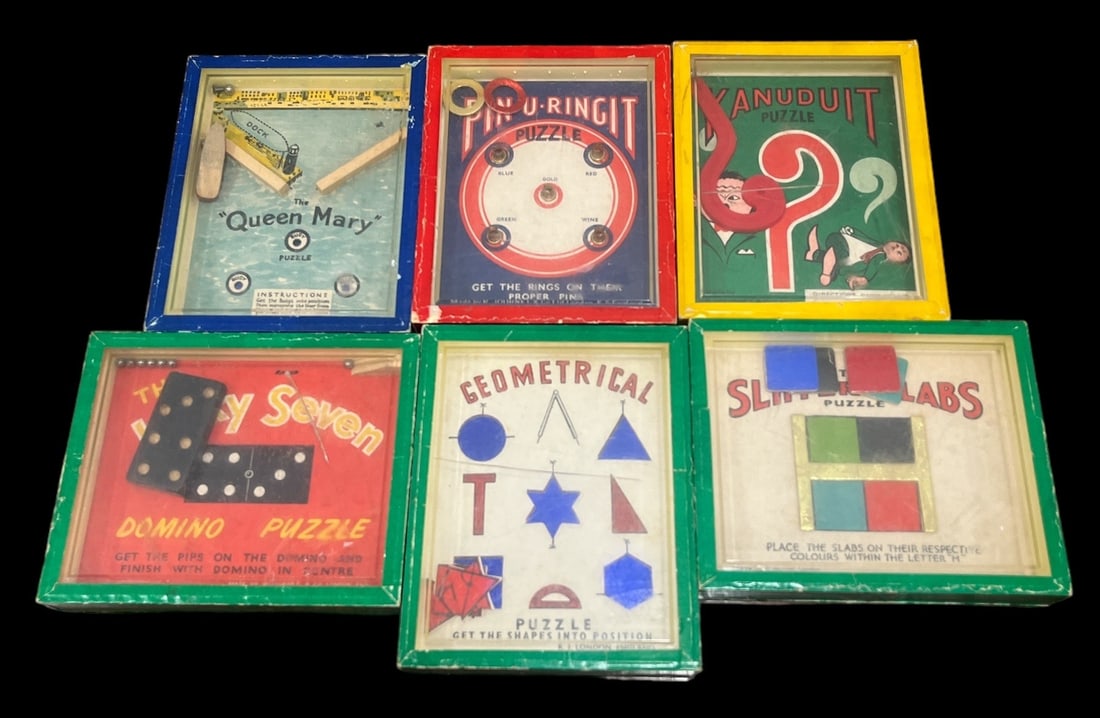 Collection Vintage  R.J. Series Dexterity Puzzles (1 of 3)