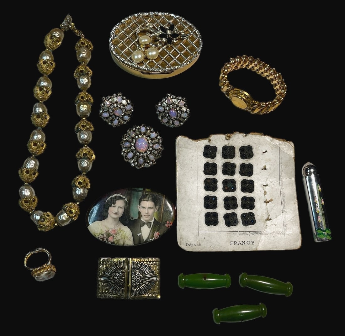 Collection Vintage Costume Jewelry, Ladies Articles, MIRIAM HASKELL (1 of 10)