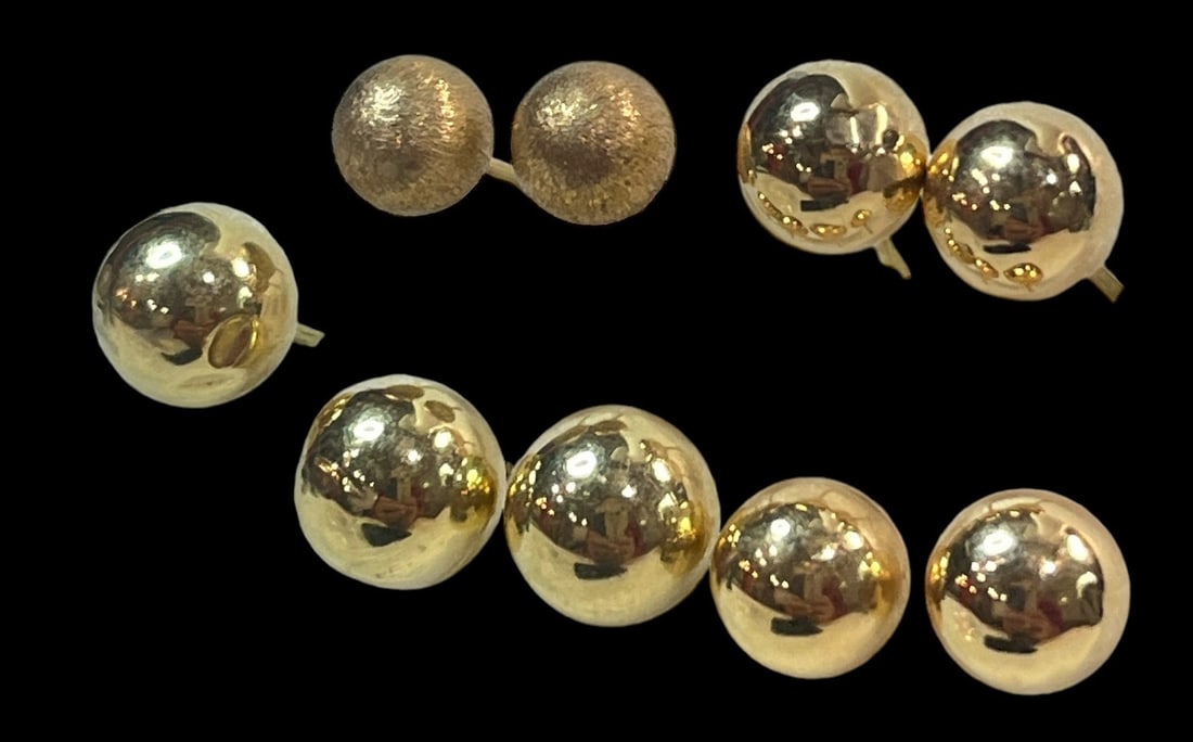 Collection 14k Gold Ball Earrings (1 of 2)