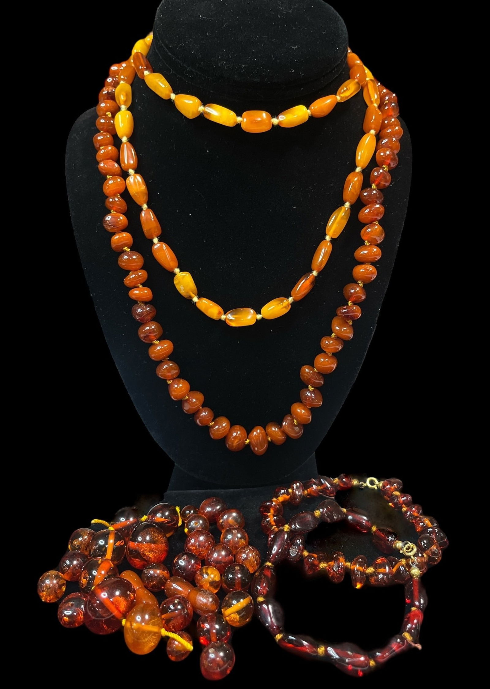 Collection Vintage Amber Necklaces, Bracelets, Strands (1 of 5)