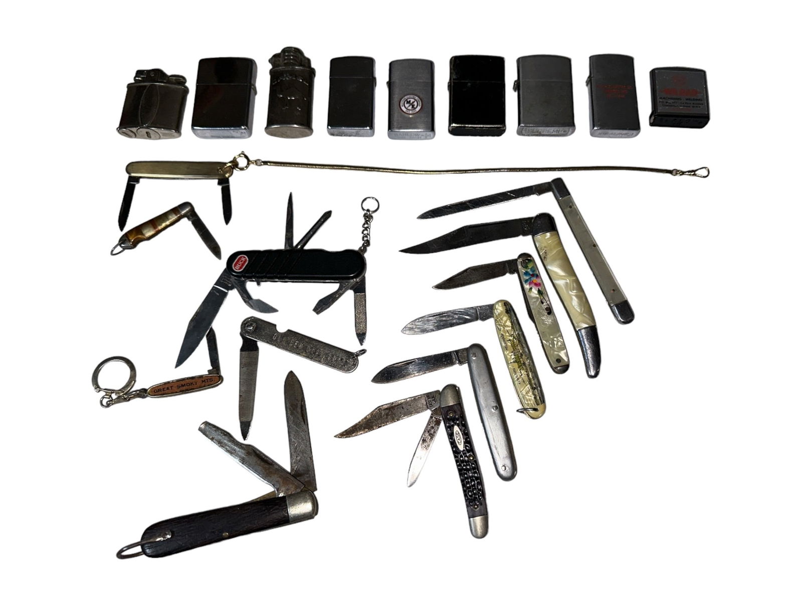 Collection Pocket Knives, Lighters, CASE (1 of 7)