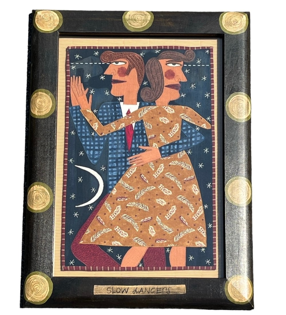 CHRIS ROBERTS-ANTIEAU "Slow Dancers" Framed Textile (1 of 5)