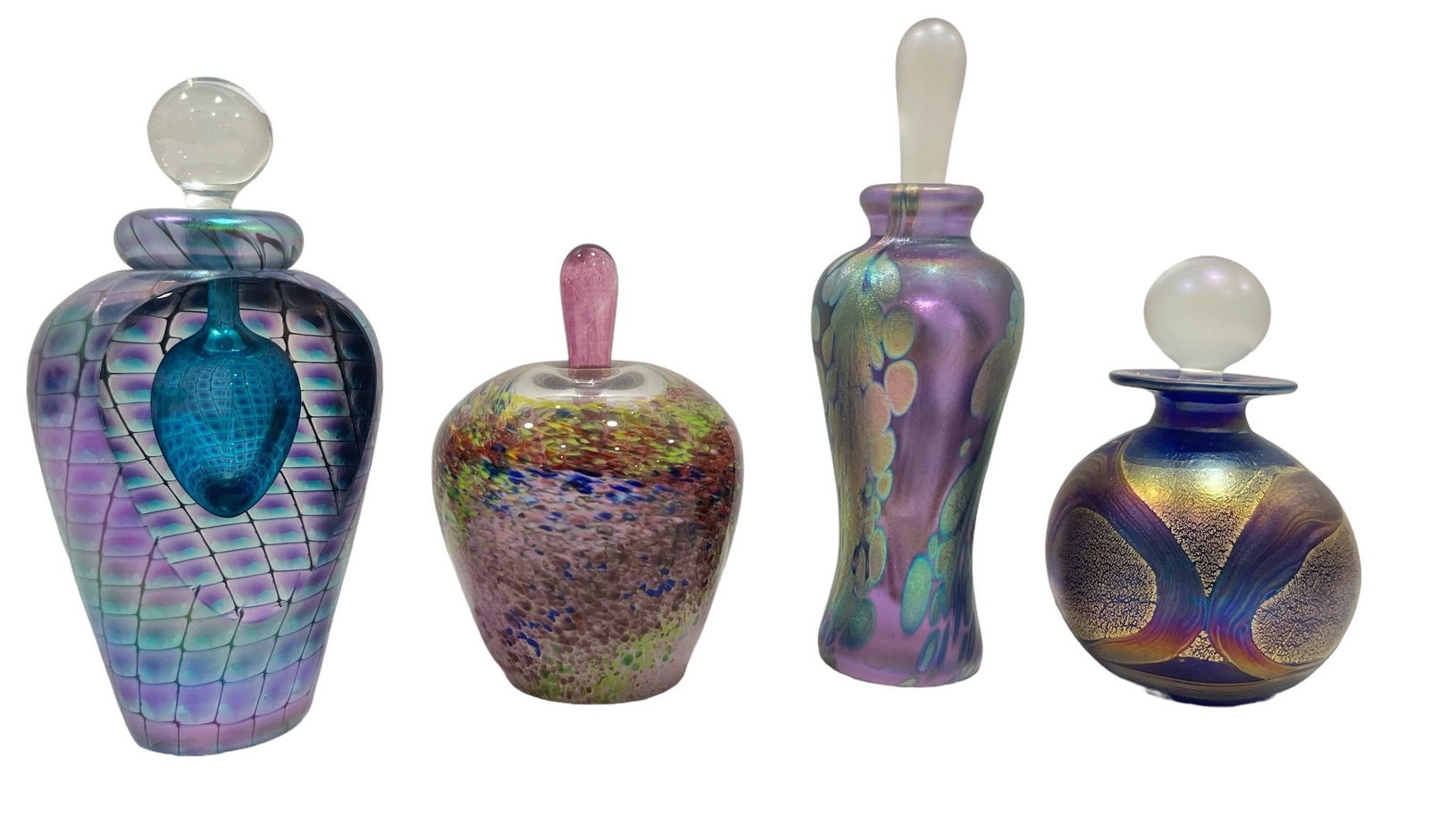 Collection Post Modern Art Glass Perfume Bottles, PHILABAUM (1 of 9)