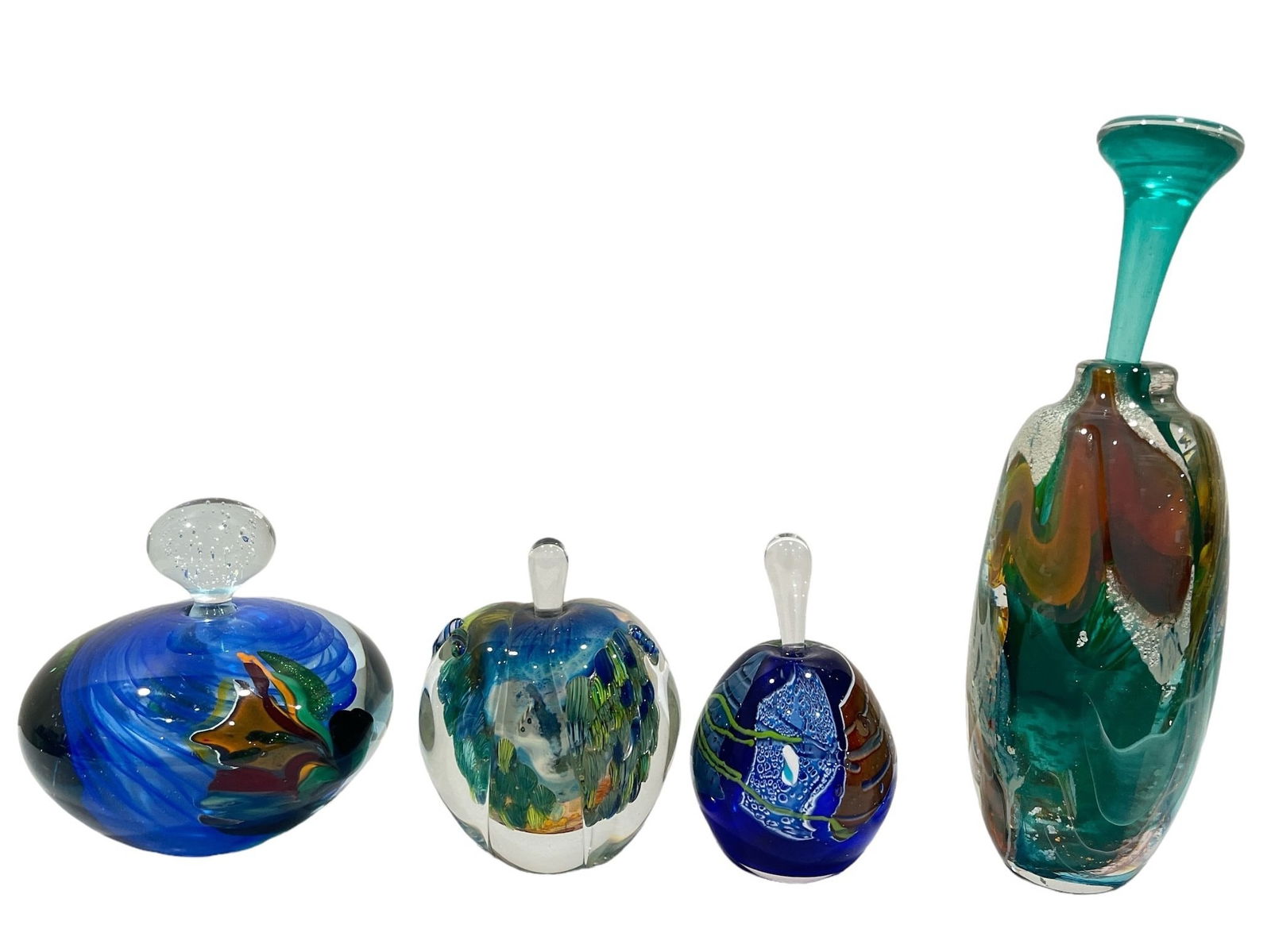 Collection Post Modern Art Glass Perfume Bottles, JOSH SIMPSON (1 of 10)