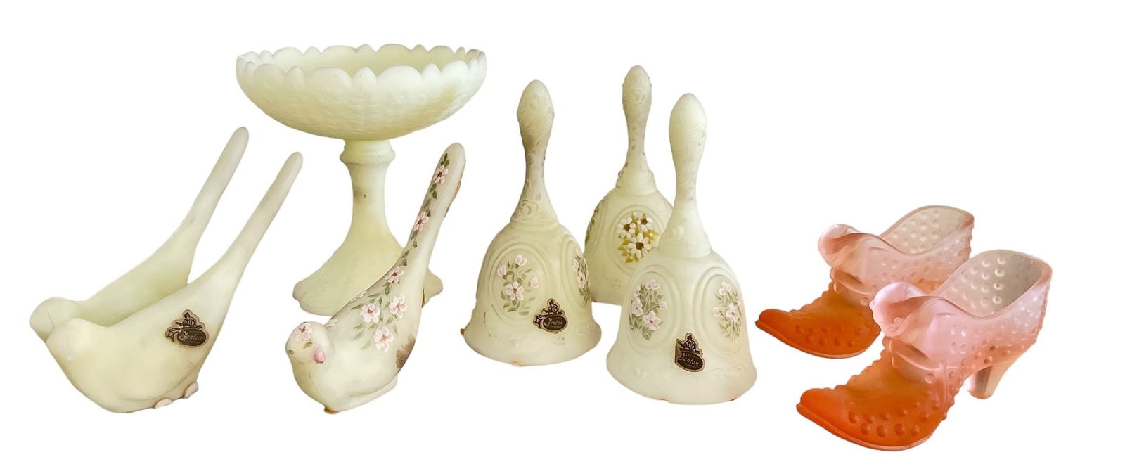 Collection FENTON  Compote, Birds, Bells (1 of 4)