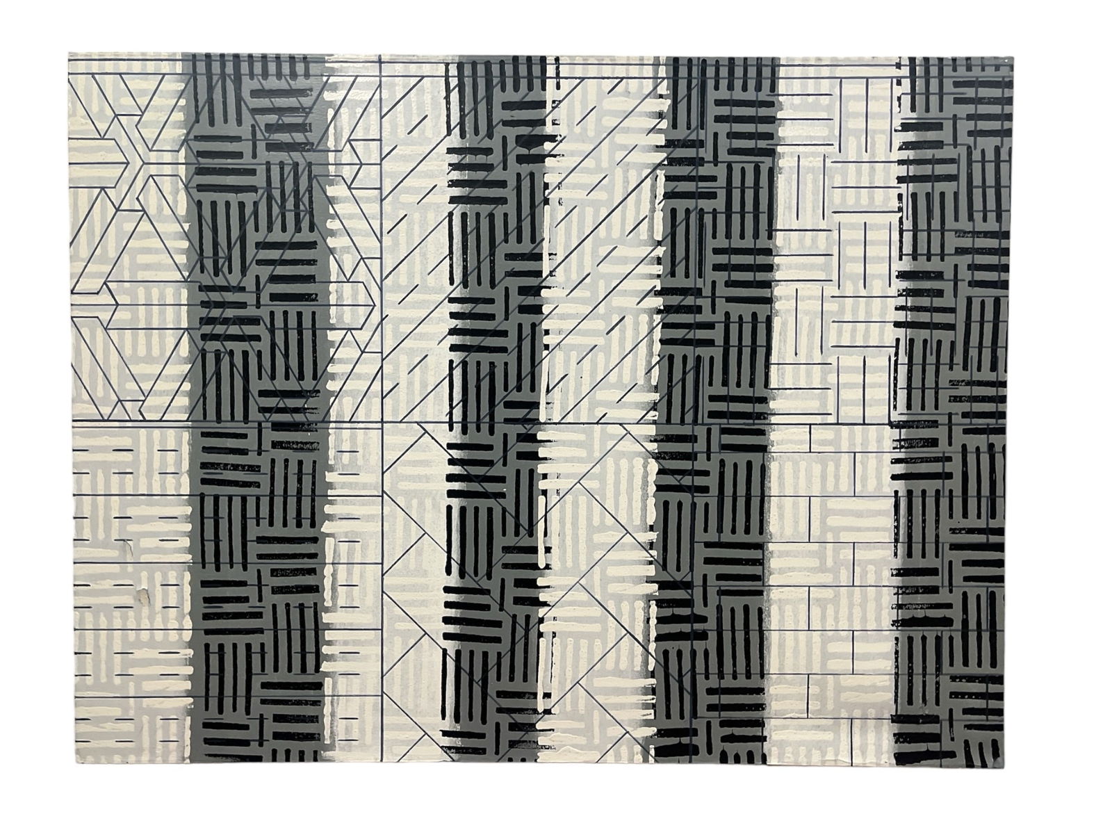 Wall Size Abstract Artwork JAMES MASSENA MARCH (1 of 6)