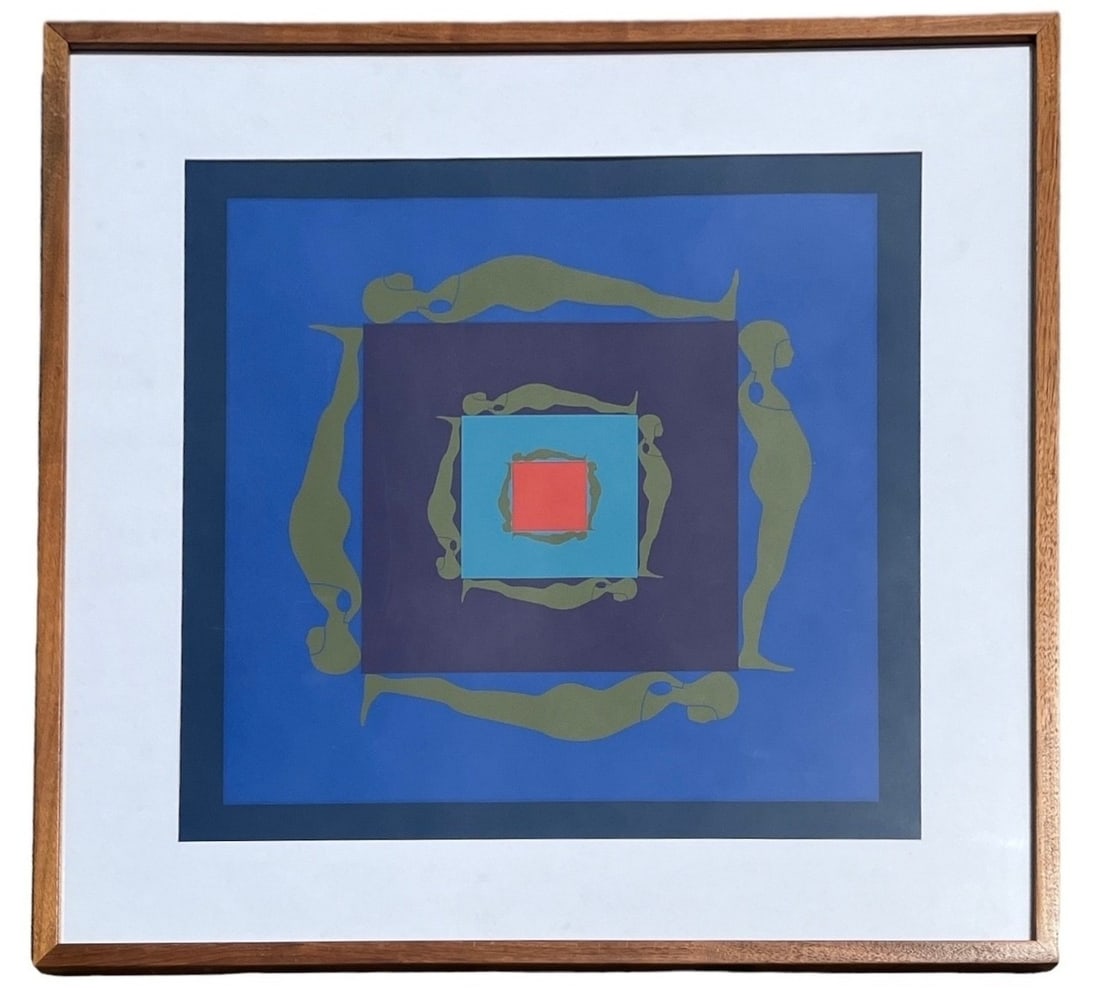 ERNEST TROVA "Falling Man" Serigraph (1 of 2)